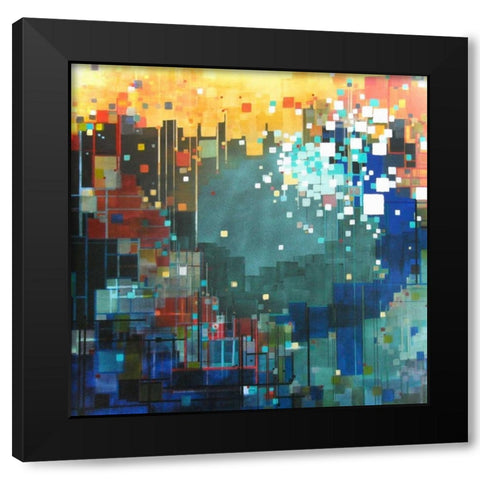 The Color of Hope Black Modern Wood Framed Art Print with Double Matting by Shannon, Carol Joy