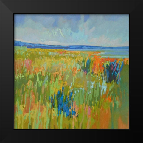 Lake Shore II Black Modern Wood Framed Art Print by Schmidt, Jane