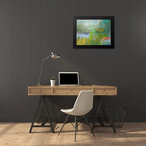 Southern Charm Black Modern Wood Framed Art Print by Schmidt, Jane