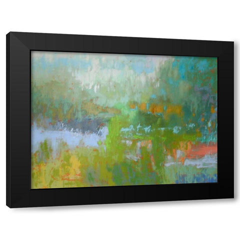 Southern Charm Black Modern Wood Framed Art Print with Double Matting by Schmidt, Jane