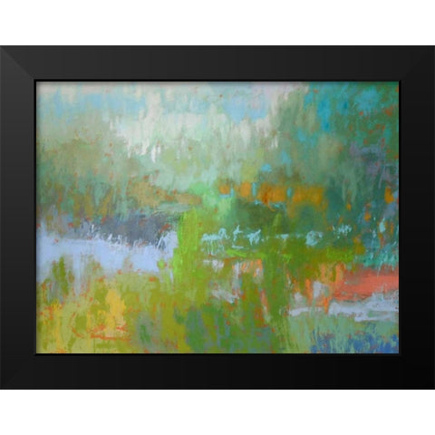 Southern Charm Black Modern Wood Framed Art Print by Schmidt, Jane