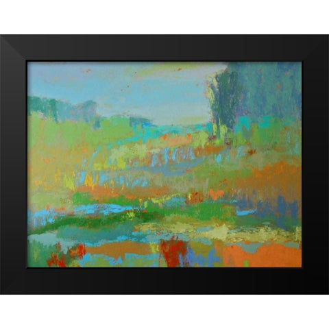 Southern View II Black Modern Wood Framed Art Print by Schmidt, Jane