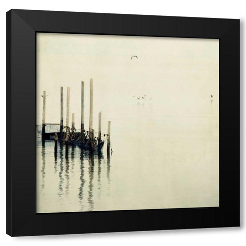 Still Waters Black Modern Wood Framed Art Print by Suchocki, Irene