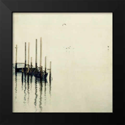 Still Waters Black Modern Wood Framed Art Print by Suchocki, Irene