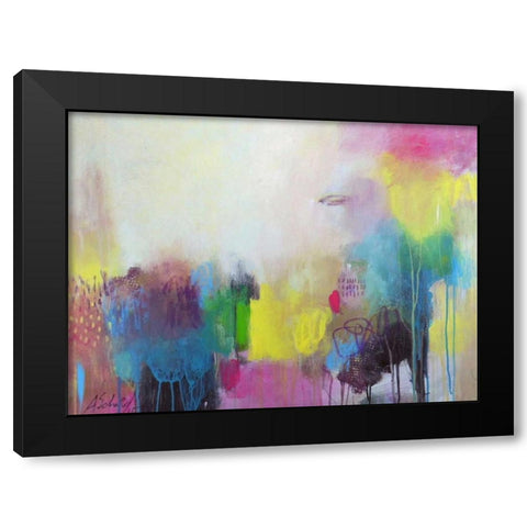 A Day at the Coast 0.4 Black Modern Wood Framed Art Print by Schueler, Anna