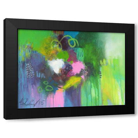 A Day at the Coast 0.6 Black Modern Wood Framed Art Print by Schueler, Anna