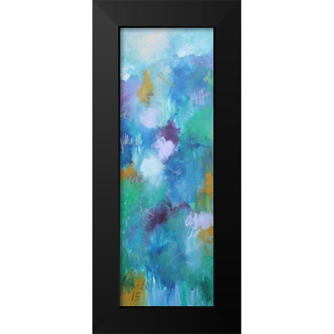 Walking In Colors One Black Modern Wood Framed Art Print by Schueler, Anna