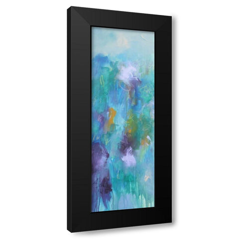 Walking In Colors Two Black Modern Wood Framed Art Print with Double Matting by Schueler, Anna