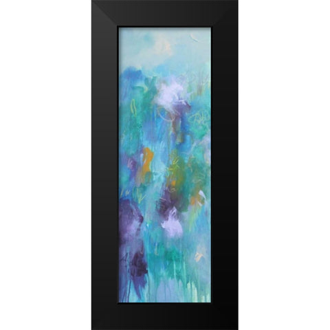 Walking In Colors Two Black Modern Wood Framed Art Print by Schueler, Anna