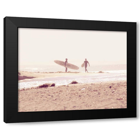 Board Meeting Black Modern Wood Framed Art Print by Soffia, Myan