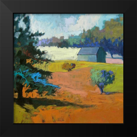 Paysage Cinq Black Modern Wood Framed Art Print by Schmidt, Jane