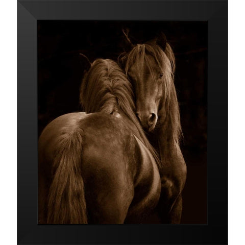 Tenderness I Black Modern Wood Framed Art Print by Stromberg, Tony