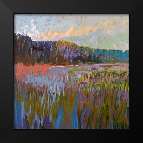 More than the Eye Can See Black Modern Wood Framed Art Print by Schmidt, Jane