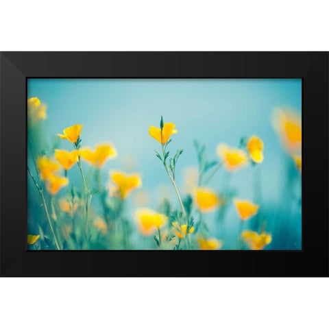 California Dream Black Modern Wood Framed Art Print by Sie, Lee