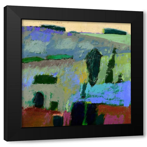 From What I Heard Black Modern Wood Framed Art Print by Schmidt, Jane