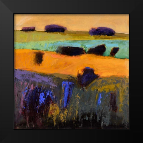 From What I Imagined Black Modern Wood Framed Art Print by Schmidt, Jane