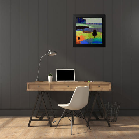 From What I Know Black Modern Wood Framed Art Print by Schmidt, Jane