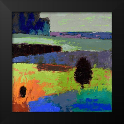 From What I Know Black Modern Wood Framed Art Print by Schmidt, Jane