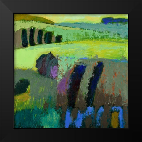 From What I Thought Black Modern Wood Framed Art Print by Schmidt, Jane