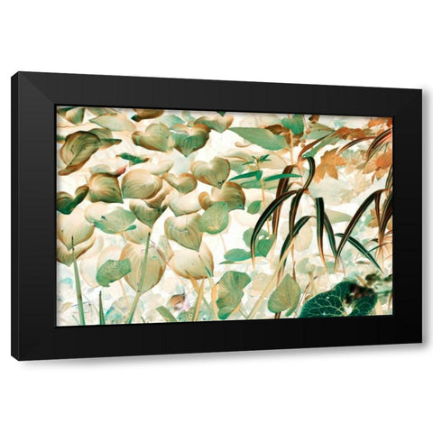 Autumn Fantasy Black Modern Wood Framed Art Print by Stalus, Judy