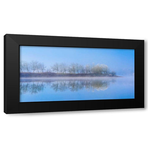 Peace of Mind Black Modern Wood Framed Art Print with Double Matting by Schneidersmann, Anne