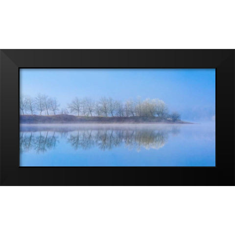 Peace of Mind Black Modern Wood Framed Art Print by Schneidersmann, Anne