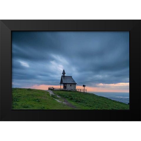 Close To Heaven Black Modern Wood Framed Art Print by Schneidersmann, Anne
