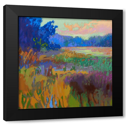 Pastoral XV Black Modern Wood Framed Art Print with Double Matting by Schmidt, Jane