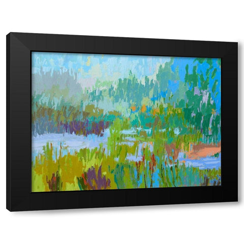 Southern Charm II Black Modern Wood Framed Art Print with Double Matting by Schmidt, Jane