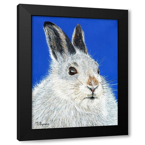 Calgary Jack Black Modern Wood Framed Art Print by Symons, Melissa