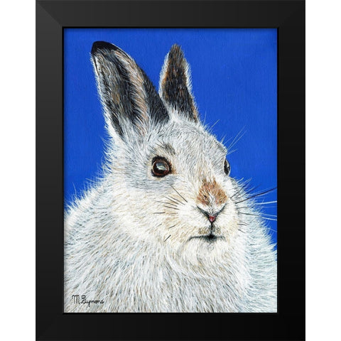 Calgary Jack Black Modern Wood Framed Art Print by Symons, Melissa