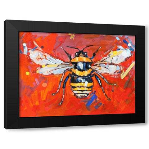 Every Shining Flower Black Modern Wood Framed Art Print with Double Matting by Swanson, Adam