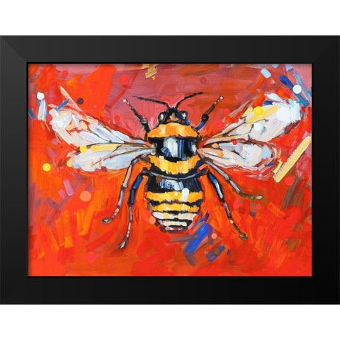 Every Shining Flower Black Modern Wood Framed Art Print by Swanson, Adam