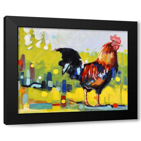 Papa Was a Rodeo Black Modern Wood Framed Art Print by Swanson, Adam