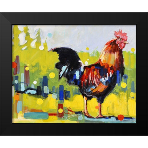 Papa Was a Rodeo Black Modern Wood Framed Art Print by Swanson, Adam