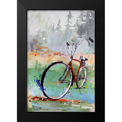 When I Rise Black Modern Wood Framed Art Print by Swanson, Adam