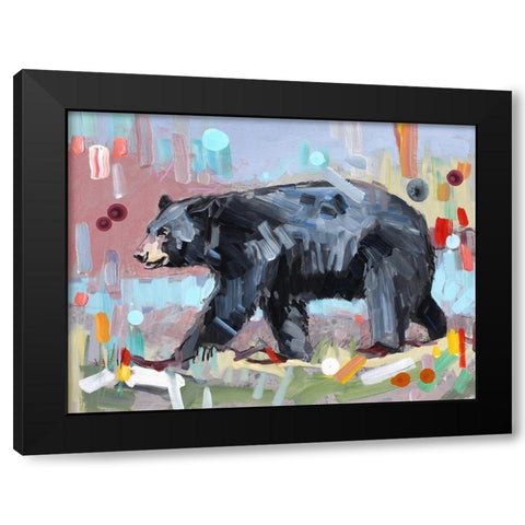 Wild Heart Black Modern Wood Framed Art Print with Double Matting by Swanson, Adam