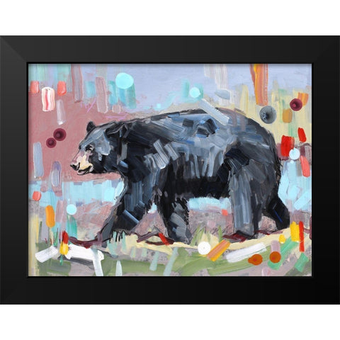 Wild Heart Black Modern Wood Framed Art Print by Swanson, Adam