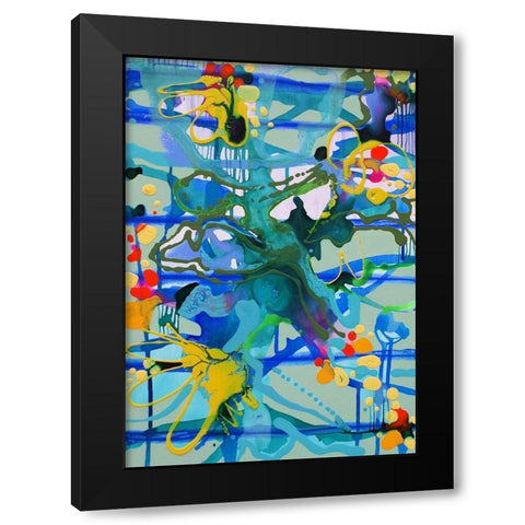 One Piece Black Modern Wood Framed Art Print with Double Matting by Siegmann, Sofie