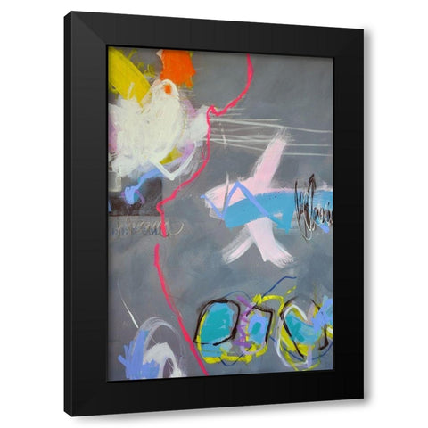 A Dream No. 2 Black Modern Wood Framed Art Print by Schubert, Bea Garding