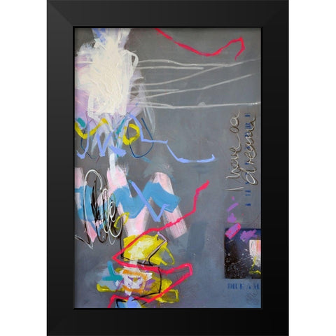 A Dream No. 3 Black Modern Wood Framed Art Print by Schubert, Bea Garding