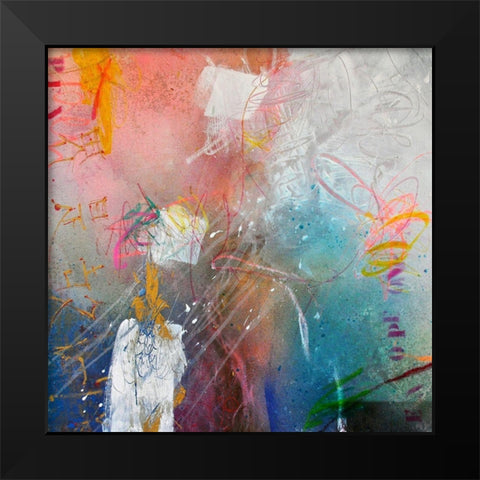 Open Your Mind No. 1 Black Modern Wood Framed Art Print by Schubert, Bea Garding