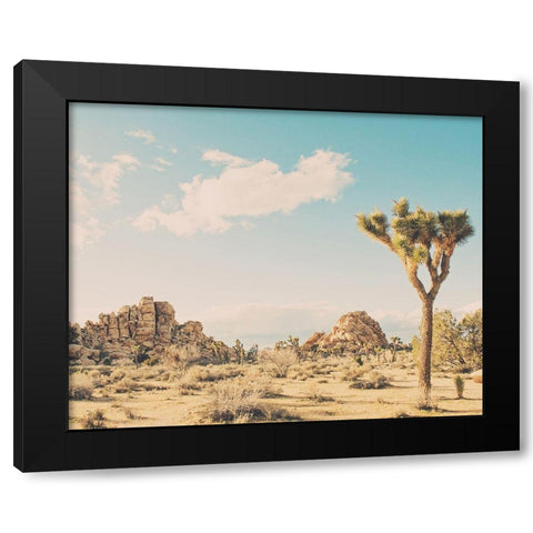 Winter in the Desert No. 3 Black Modern Wood Framed Art Print with Double Matting by Soffia, Myan