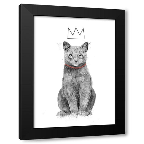 King of Everything Black Modern Wood Framed Art Print with Double Matting by Solti, Balazs