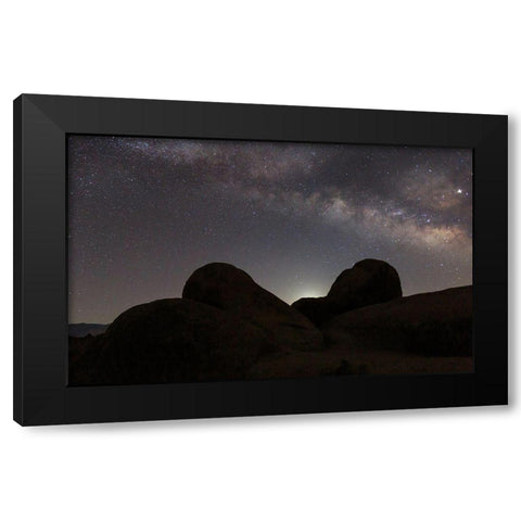 Before Moonrise Black Modern Wood Framed Art Print with Double Matting by Severn, Shawn/Corinne