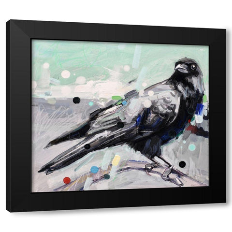 Reality Black Modern Wood Framed Art Print by Swanson, Adam