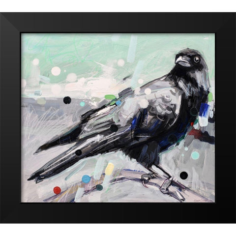 Reality Black Modern Wood Framed Art Print by Swanson, Adam