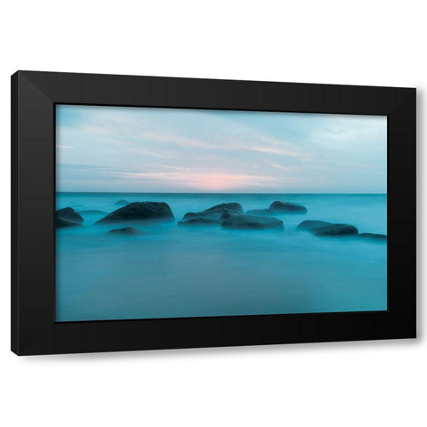 Drift Black Modern Wood Framed Art Print with Double Matting by Sieczkiewicz, David A.