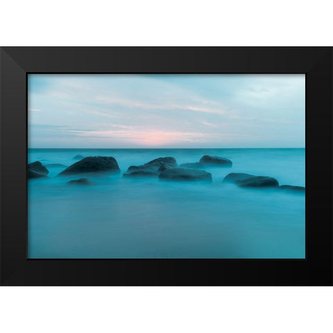 Drift Black Modern Wood Framed Art Print by Sieczkiewicz, David A.