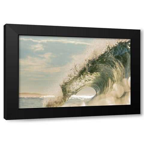 Glitz Black Modern Wood Framed Art Print with Double Matting by Sieczkiewicz, David A.